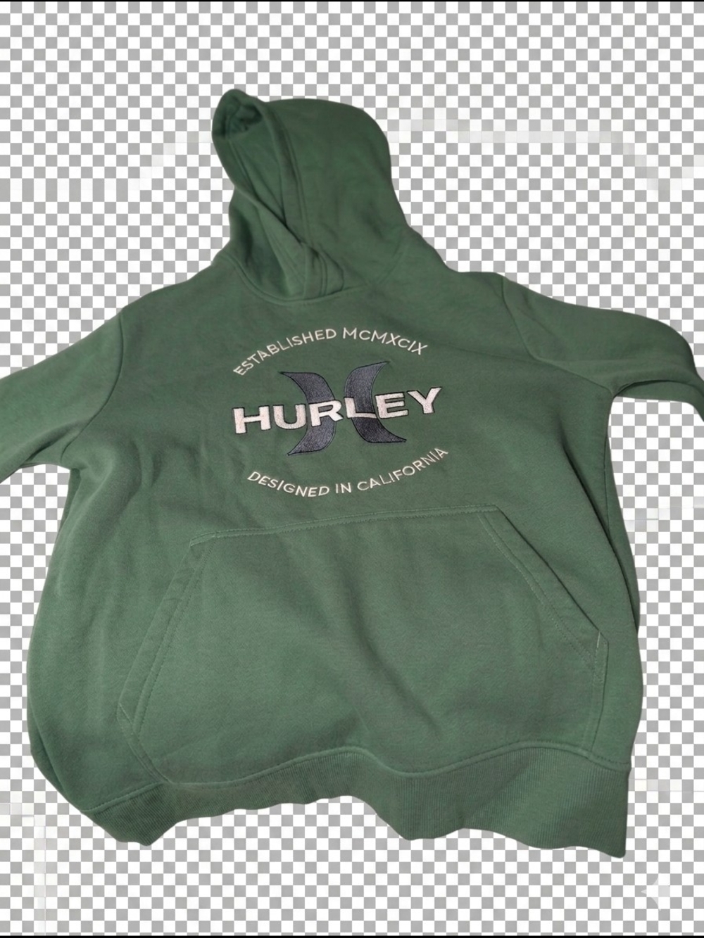 Hurley Green Logo Hoodie